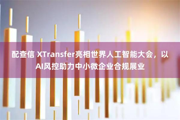 配查信 XTransfer亮相世界人工智能大会，以AI风控助力中小微企业合规展业