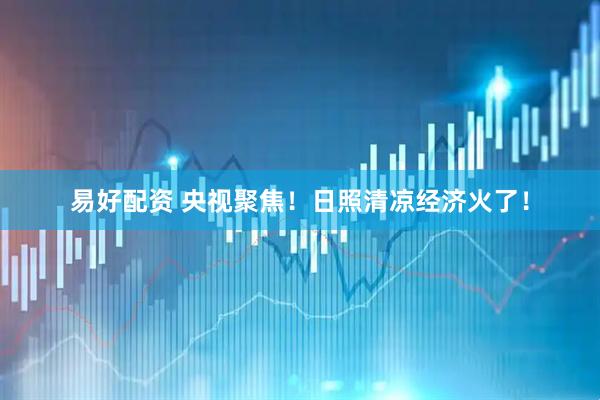 易好配资 央视聚焦！日照清凉经济火了！